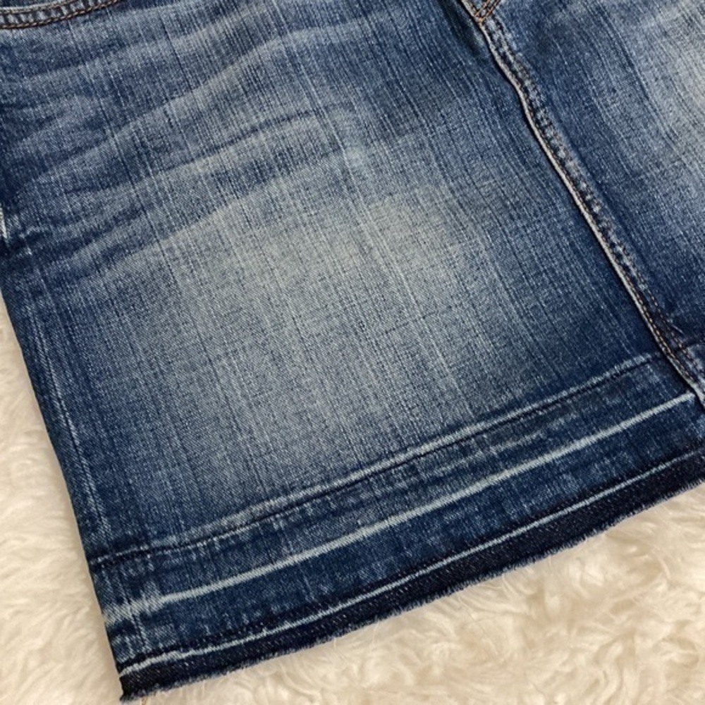 Principle Denim NWT The Carefree mid thigh jean skirt Sz32 - Picture 6 of 13